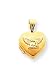 14k Heart Locket with Angel