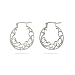 Vintage Style Sterling Silver Filigree Earrings