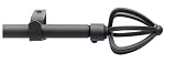 Review Unique UT802 / Unique Iron Crown 48-to-86-Inch Curtain Rod Set