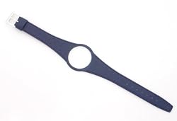 Blue Leather Watch Strap