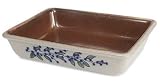Salmon Falls Stoneware Berry Vine Blue/Green Brownie Pan