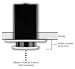 Grafik Eye Ir Ceiling Rmt Rec-Grx-Cir-Wh