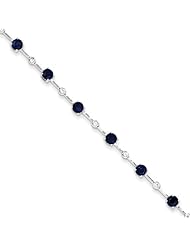 Sterling Silver Sapphire Bracelet