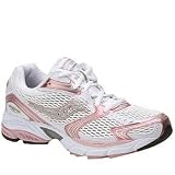  : Saucony Women's Progrid Trigon 5 Ride Running Shoe,White/Pink,6 W
