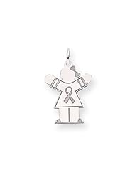 14k White Gold Kid Charm Cyber Monday Special