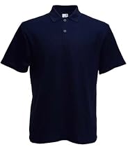 Fruit of the Loom lightweight polo shirt Navy blue Large