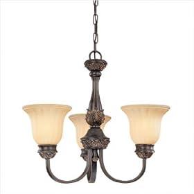 Salzburg Chandelier in Sable Bronze by Thomas Lighting