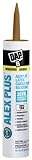 Dap 18122 Cedar Tan Acrylic Latex Caulk With Silicone 10.1-Ounce