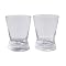 Hourglass Double Old-Fashioned Glasses Set of 2