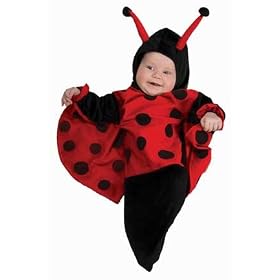 Rubies Costume Co. Deluxe Baby Bunting, Lady Bug Costume, 1 to 9 Months