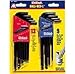 18-Pc Ball Hex-L Key Set Combo .050-1/4In 1.5-6mm