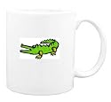 Mug with alligator, reptile, amphibian, crocodile