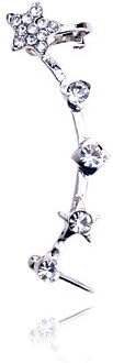 Suravitshop @@Lureme Crystals Star Ear Cuff