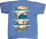 Flying Fisherman Native Angler Collection Off Shore Salm Short Sleeve Tee Shirt T1552 Medium