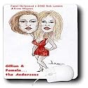 Londons Times Funny Panel Hollywood Cartoons - Gillian And Pamela Anderson, A Perfect Package - Mouse Pads
