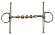 Metalab Pessoa Stainless Steel Full Cheek Bit with Copper Rollers Mouth