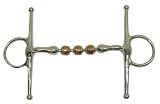 Metalab Pessoa Stainless Steel Full Cheek Bit with Copper Rollers Mouth