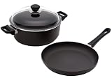 Scanpan Classic Ceramic Titanium 3-Piece Skillet and Stock Pot Starter Set