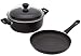 Kitchen & Housewares : Scanpan Classic Ceramic Titanium 3-Piece Skillet and Stock Pot Starter Set