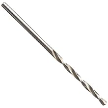 Cleveland 2020 Style High Speed Steel Jobbers' Drill Bit, Uncoated (Bright), Round Shank, 118 Degree Conventional Point