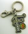 Tinker Bell Letter F Pewter Key Chain