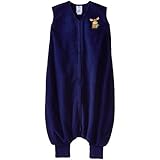 HALO Big Kids Sleepsack Micro Fleece Wearable Blanket, Blue Moose, 4-5T