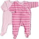 Under the Nile Velour Side Snap Footie - Organic Cotton - Assorted Sizes