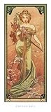 ポスター アルフォンス ミュシャ Printemps 1900