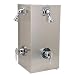 Zurn Z7500-w2 Stainless Steel Temp-gard Aqua-panel Temp-gard Aqua-panel Z7500-w2 2 Person Shower Unit With Pressure Balanced Valves, Balancing Piston, And Bottom Access Integral Service Stops Z7500-w2