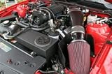 Vortech 4LFR212-020 Maxflow Cold Air Intake Accessory Kit w/Carbon Fiber Duct 123mm MAF Heat Shield Filter Ford Mustang
