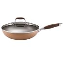 Anolon Advanced Bronze Collection Hard Anodized Nonstick 12-Inch Covered Ultimate Pan