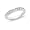 1/2 CT Princess Cut Diamond Wedding Band 14K White Gold (I1-I2 Clarity) In Size 5 (Available In Sizes 5 - 10)