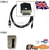 Ex-Pro Canon IFC-200, IFC-200PCU USB Cable Lead for Powershot S10, S20, S100, S110, S200, S230, Pro90 IS, G1, G2, G2 Pro, EOS-D30, EOS-D60, EOS-DP65,Digital IXUS, IXUS V, IXUS V2, IXUS V3