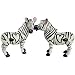 Kissing Zebra Magnetic Salt and Pepper Shakers Set