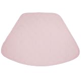 Pastel Pink Quilted Wedge-Shaped Placemat for Round Tables