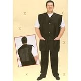 Size Above Men’s Vest Plus #2218 * 1x * Black