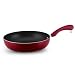 Paula Deen 12 Inch Porcelain Open Skillet, Red