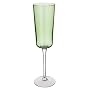 Villeroy & Boch Cascara 9-1/4-Inch Champagne Flutes, Green, Set of 4