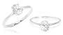 Oval Cut White Cz Solitaire Ring Sterling Silver Sz 6