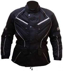 Motorradjacke, Textiljacke,schwarz