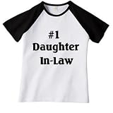 #1 Daughter In-Law Jr. Miss Cap Sleeve