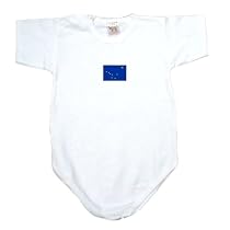 Baby Bodysuit White " Alaska Flag Transfer " State