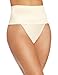 Rago Women's Wide Band Thong Panty, Beige, Small (26)
