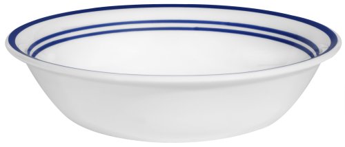 Corelle Livingware 18 Ounce Soup/Cereal Bowl, Classic Caf? Blue 31PDE47P9GL Corelle Livingware 18 Ounce Soup/Cereal Bowl, Classic Caf? Blue