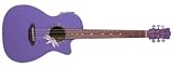Luna Flora Acoustic Guitar, Passionflower