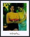 Art Poster Metal Framed Print - Deus Thaitiennes - Artist: (Eugene-Henri-) Paul Gauguin- Poster Size: 20 X 28