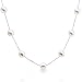 Bling Jewelry Bridal 925 Silver Freshwater Pearl White Tin Cup Necklace
