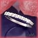 Jewelry : 14K White Gold .25 CTW Bar Set Anniversary Band