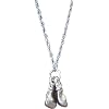 TITLE Silver Tone Glove Necklace