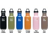 Six (6) of Klean Kanteen 27oz. Colors of Stainless Steel Loop Top Water Bottles
